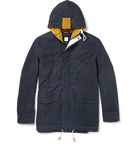 waxed cotton canvas parka