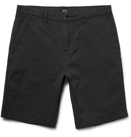 gramps washed cotton twill shorts