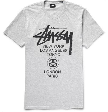 world tour printed cotton blend jersey t shirt