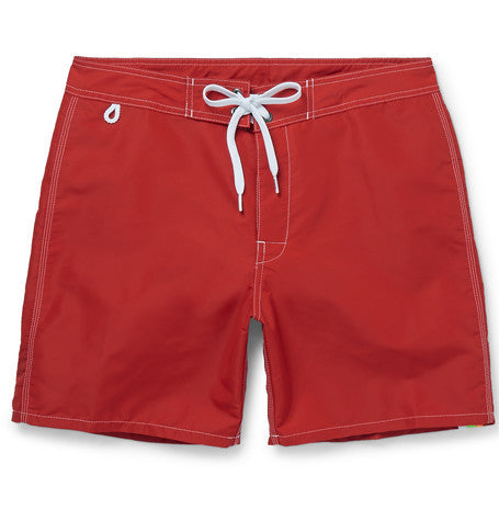 rainbow mid length swim shorts