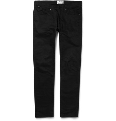 max slim fit overdyed denim jeans