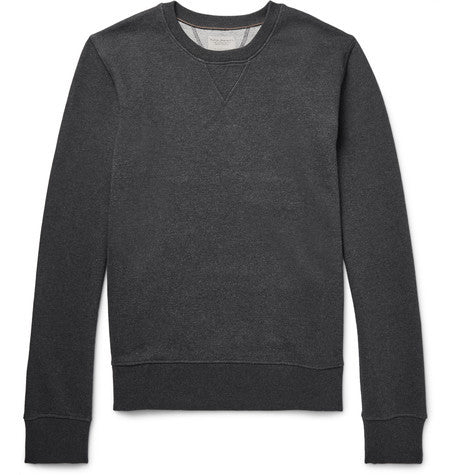 sven loopback organic cotton jersey sweatshirt