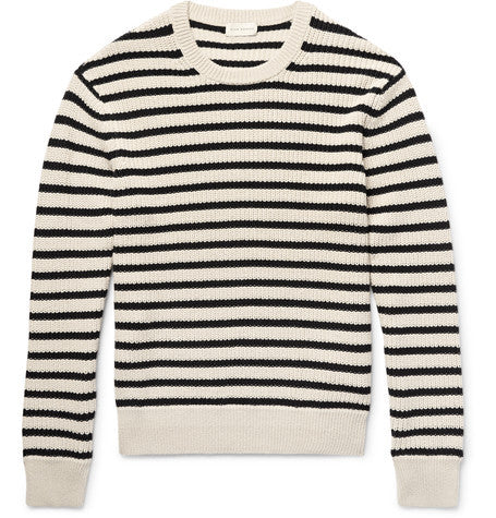 striped cotton sweater