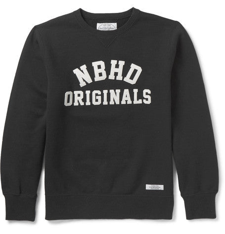 printed cotton sweatshirt