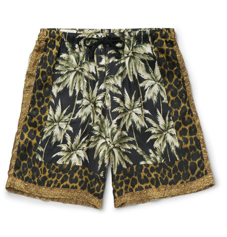 piper printed voile shorts