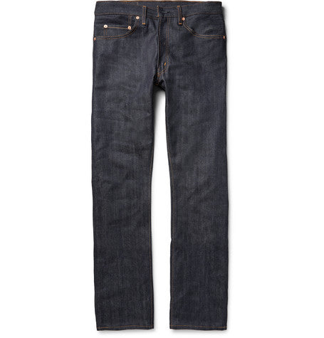 1967 505 slim fit dry selvedge denim jeans