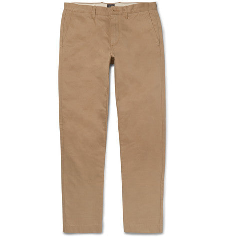 urban slim fit cotton twill chinos