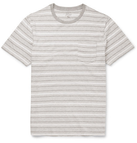 striped cotton jersey t shirt