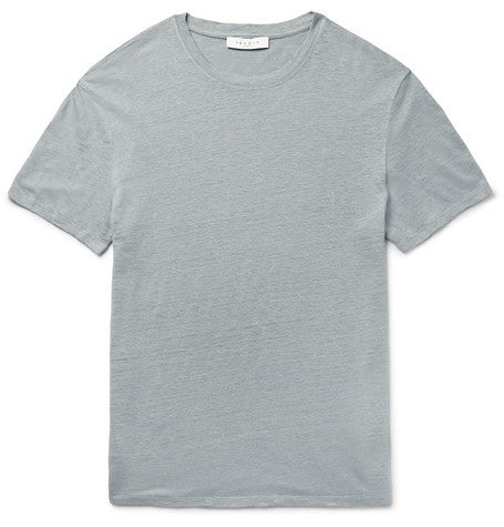 slub linen t shirt