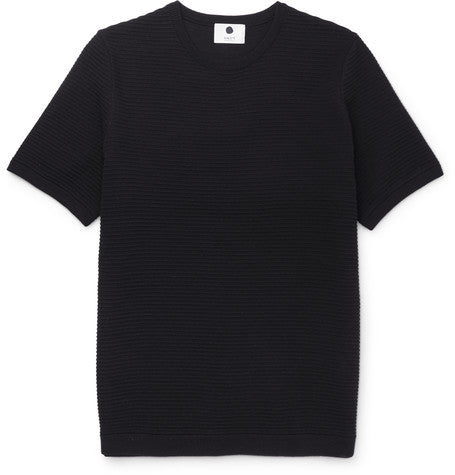 collin ribbed cotton blend jersey t shirt