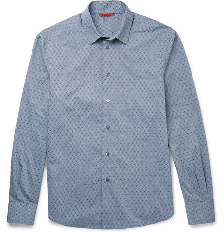 cotton jacquard shirt