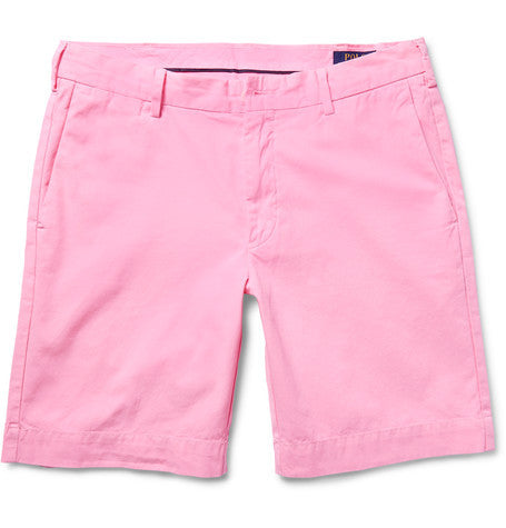 cotton twill chino shorts