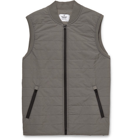 quilted stretch shell gilet