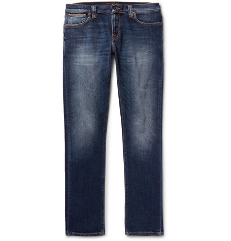 tight long john skinny fit organic stretch denim jeans