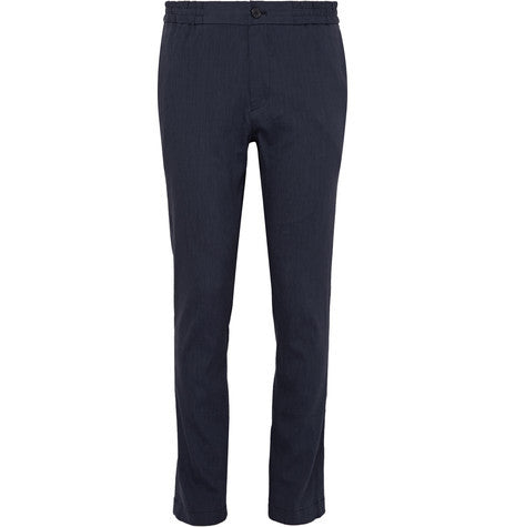 plymouth stretch linen blend trousers