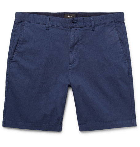 zaine stretch cotton twill shorts