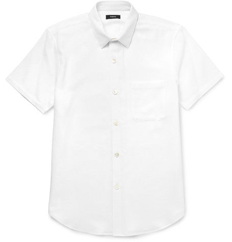 drewett waffled cotton shirt
