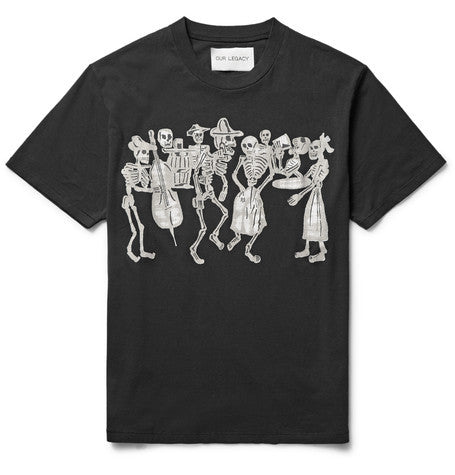 misanthropic orchestra printed cotton jersey t shirt