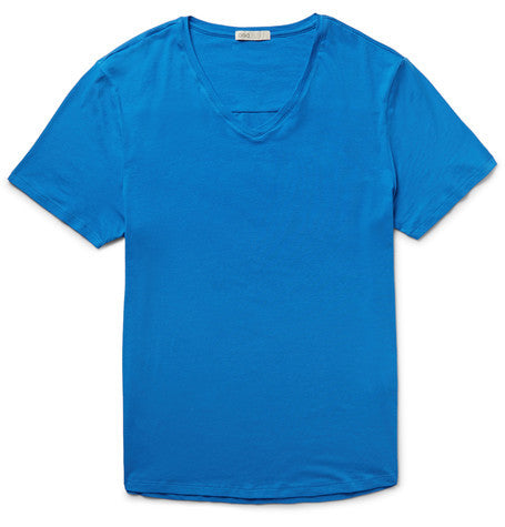 joey slim fit stretch supima cotton jersey t shirt