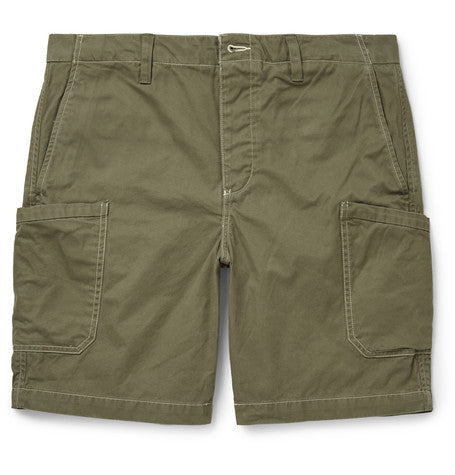 drawstring organic cotton shorts