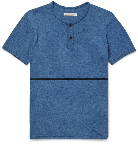 equator slim fit cotton henley t shirt