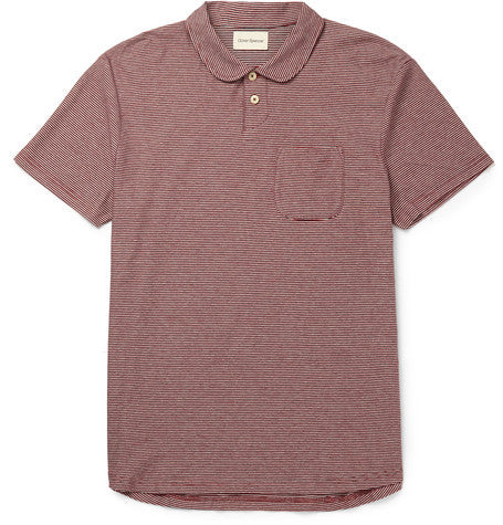 harper slim fit striped cotton jersey polo shirt