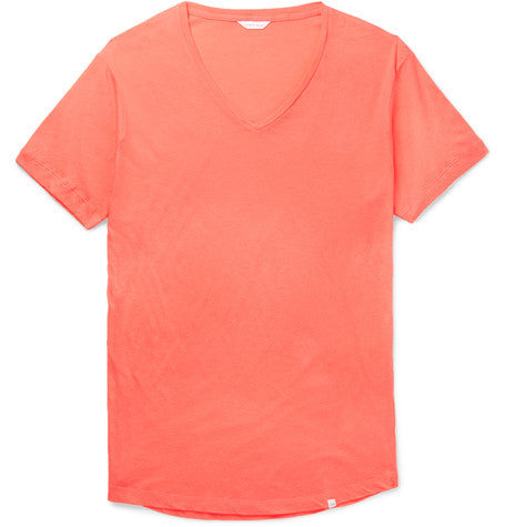 ob v slim fit cotton jersey t shirt