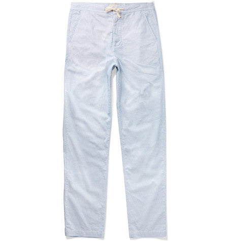striped cotton pyjama trousers