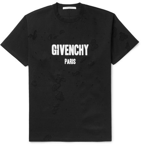 columbian fit distressed cotton jersey t shirt