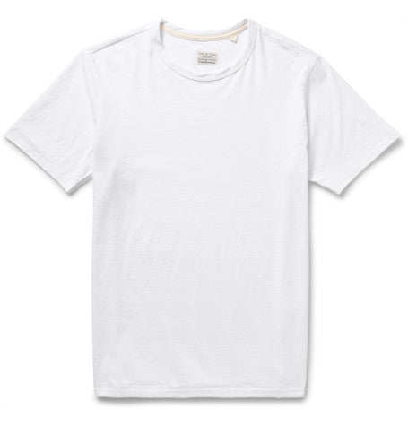 standard issue garment washed cotton jersey t shirt