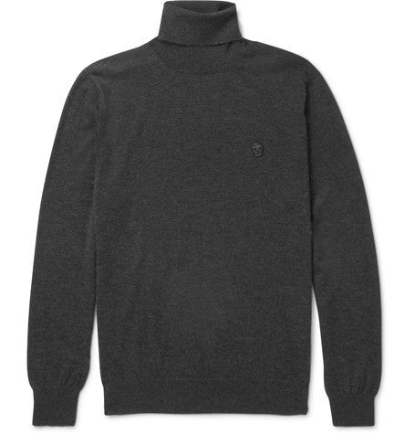 wool rollneck sweater