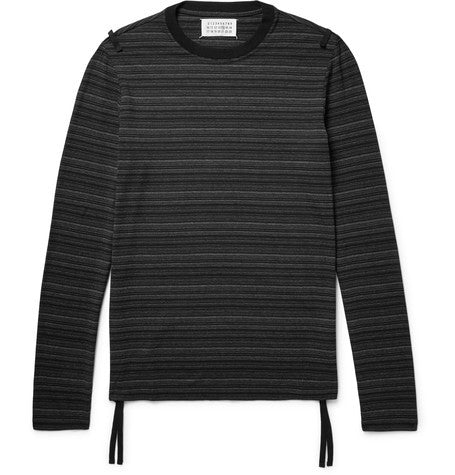 striped stretch jersey t shirt