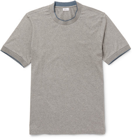 silk tipped stretch cotton t shirt