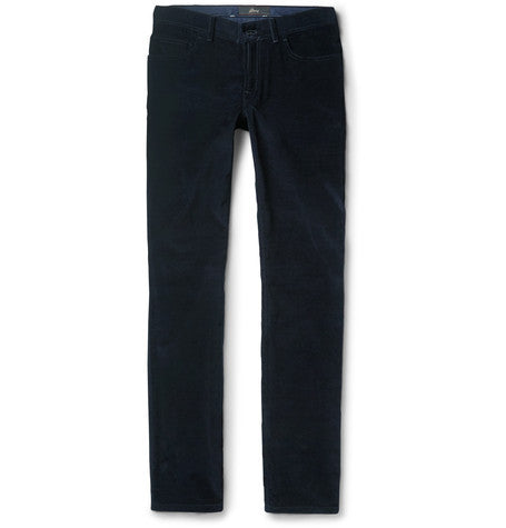 meribel slim fit cotton corduroy trousers