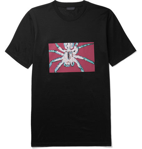 spider print cotton jersey t shirt