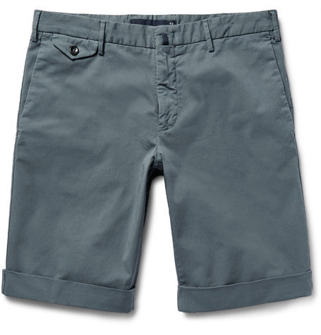 royal batavia slim fit stretch cotton twill shorts