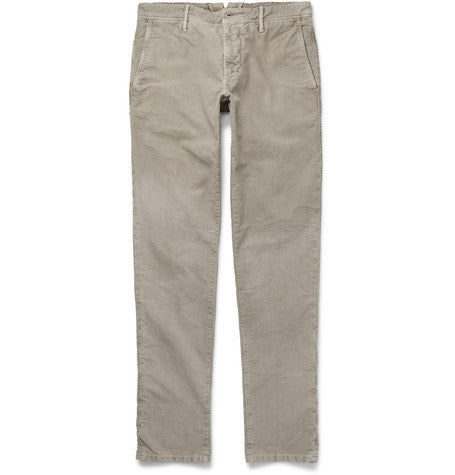 slim fit brushed stretch cotton twill chinos