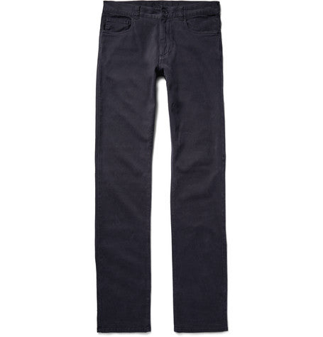 slim fit stretch cotton twill chinos