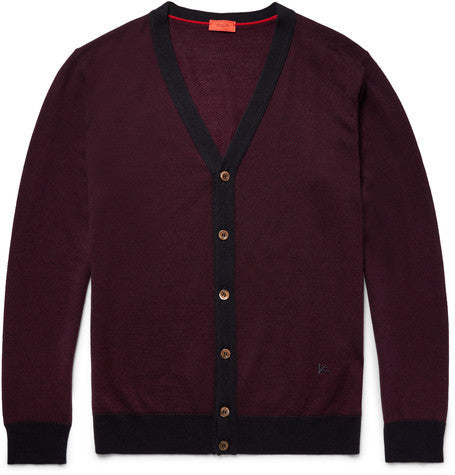 wool  silk and cashmere blend cardigan