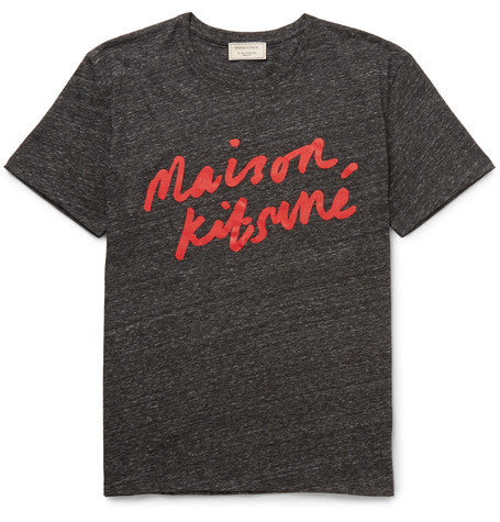 printed cotton blend jersey t shirt