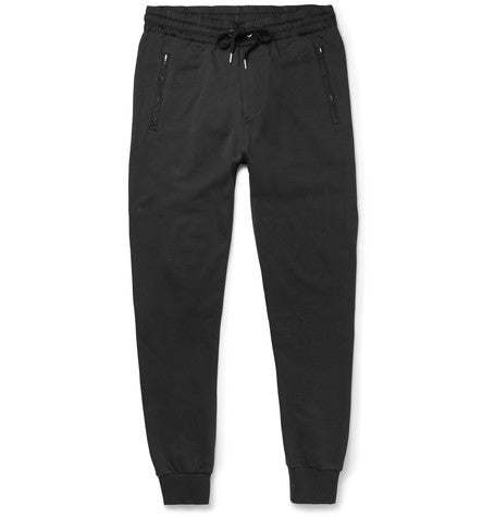 brit skinny fit cotton jersey sweatpants