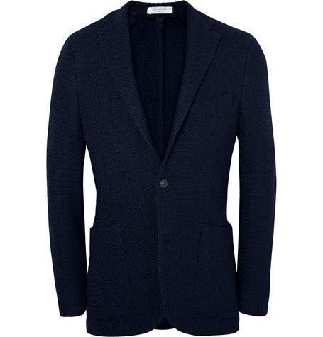 midnight blue k jacket slim fit wool blazer