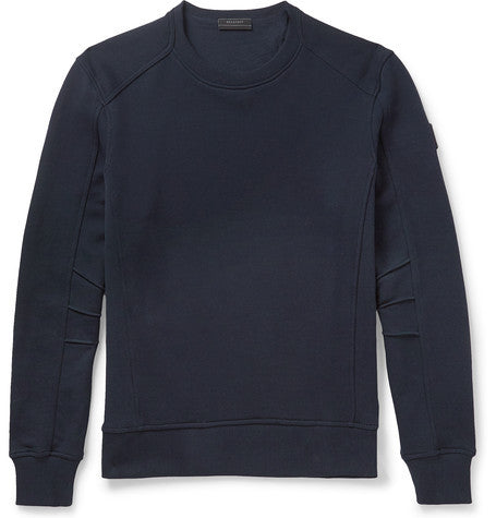 chanton panelled cotton jersey sweatshirt