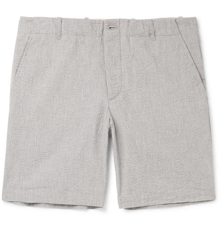 cotton seersucker shorts