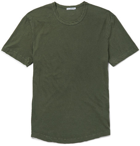 slim fit cotton jersey t shirt