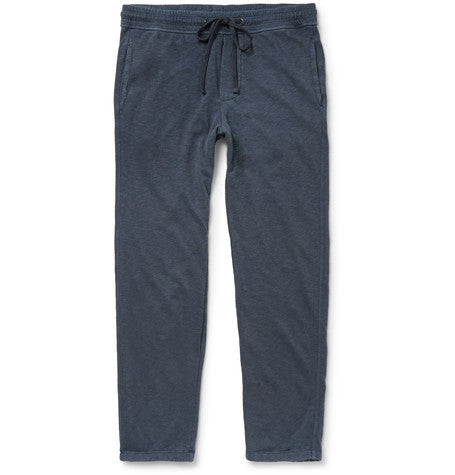 slim fit loopback cotton jersey sweatpants