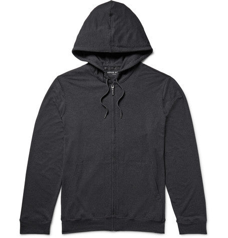marlowe stretch micro modal jersey zip up hoodie