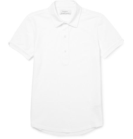 orlebar brown cotton pique polo shirt