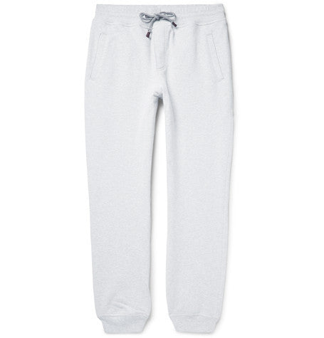 fleece back stretch cotton jersey sweatpants