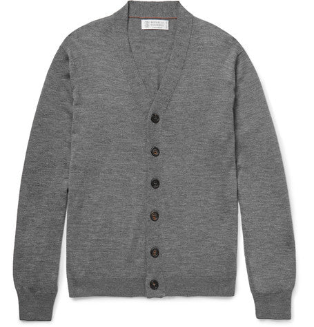 cashmere and silk blend cardigan